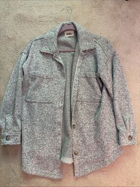 MWL resourced sweater fleece shirt jacket